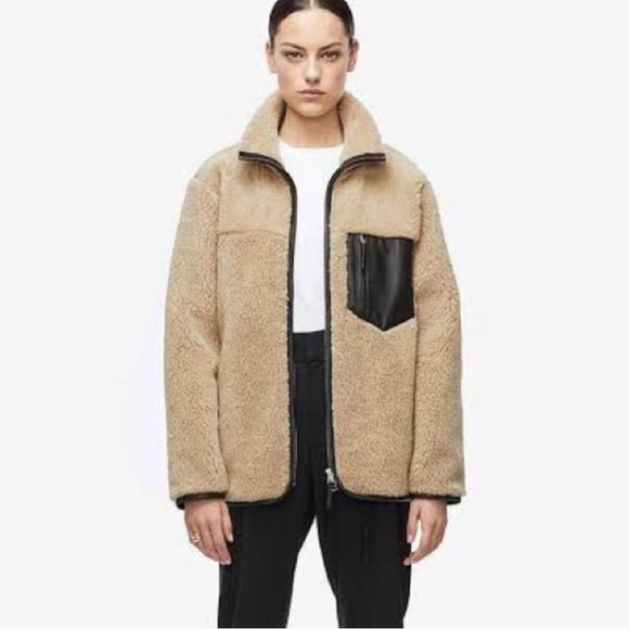 Anine Bing Ryder fur jacket size medium - Picture 3 of 17